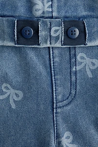 Wide Denim-look Pants