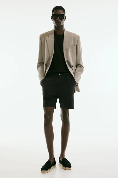 Relaxed-Fit Poplin Shorts