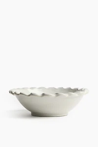 Reactive-Glaze Serving Bowl