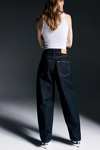 High Rise Barrel Leg Jeans
