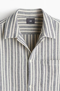 Chemise texturée coupe classique