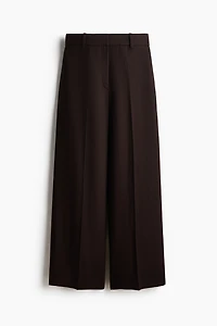 Pantalon large en lin mélangé