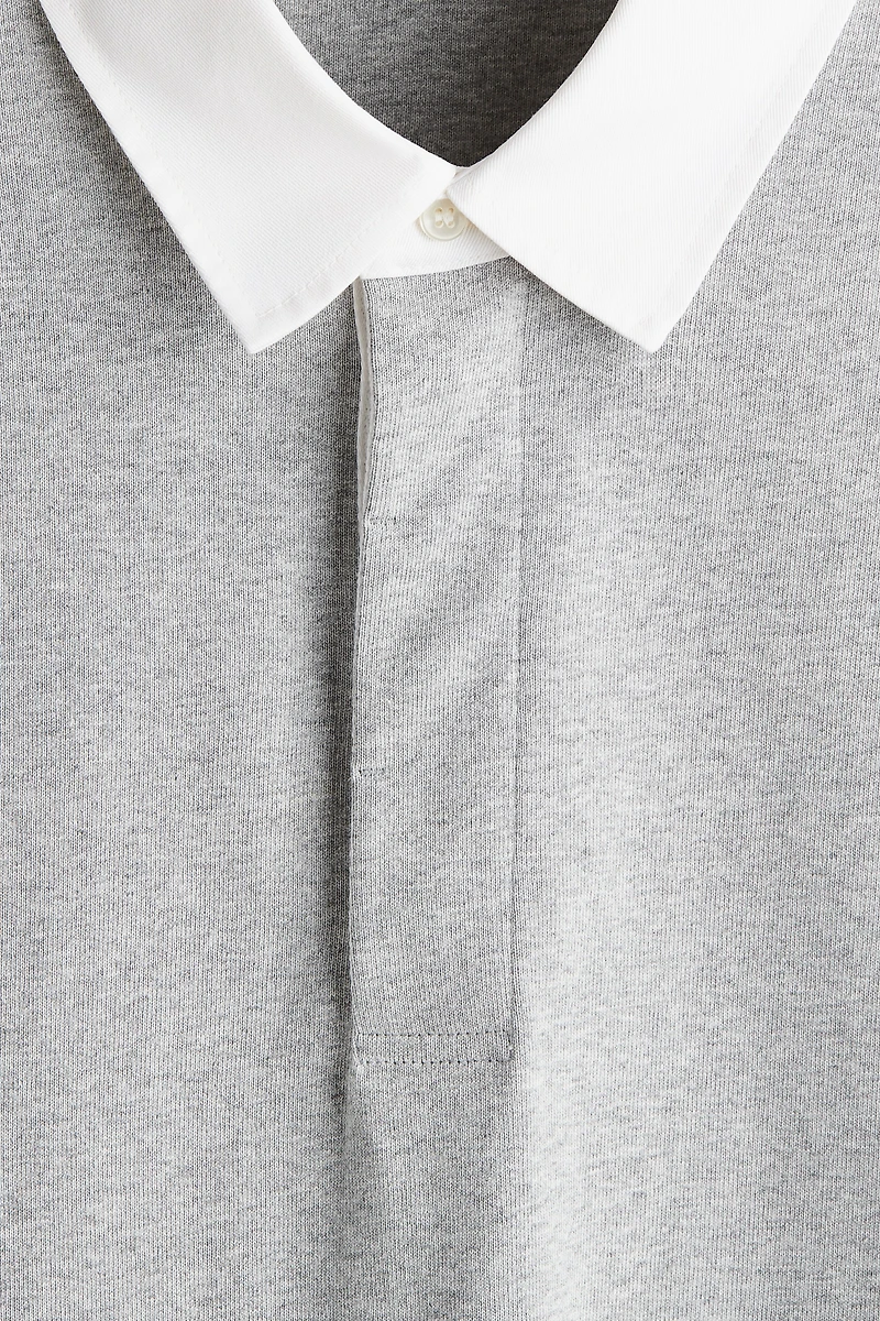 Loose-Fit Cotton Polo Shirt