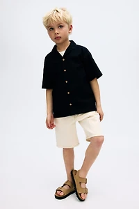 Linen-Blend Resort Shirt