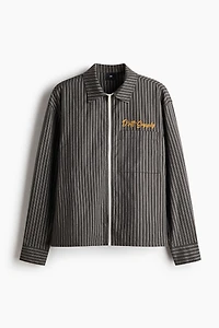 Embroidered Cotton Overshirt