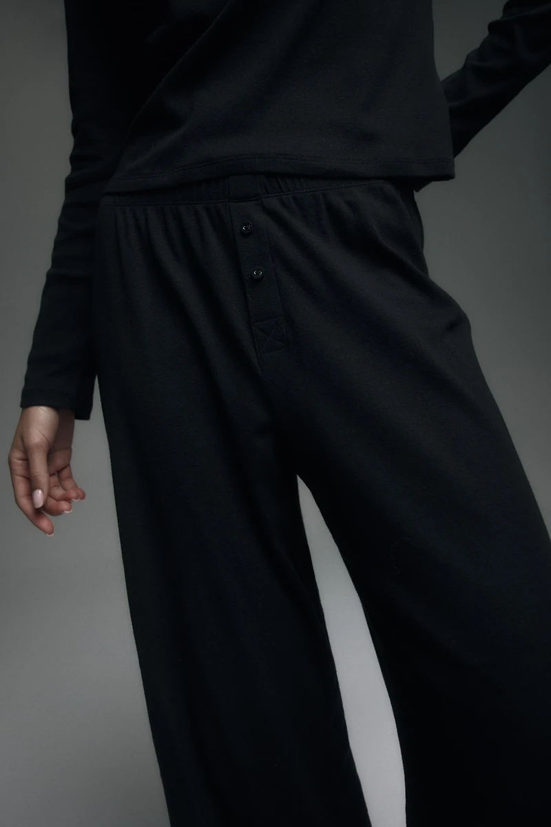 Pointelle-Knit Pajamas