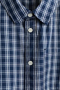 Short-Sleeved Cotton Shirt