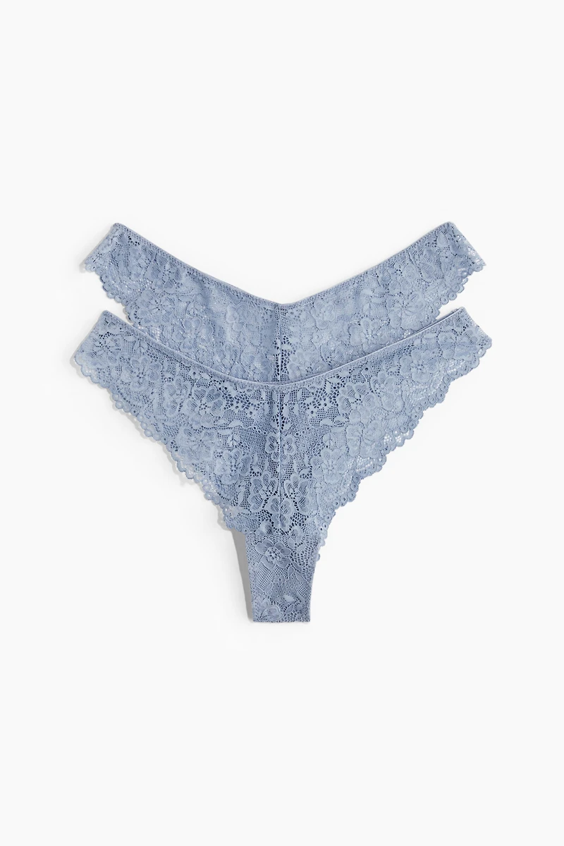 2-pack Lace Brazilian Briefs