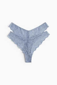 2-pack Lace Brazilian Briefs
