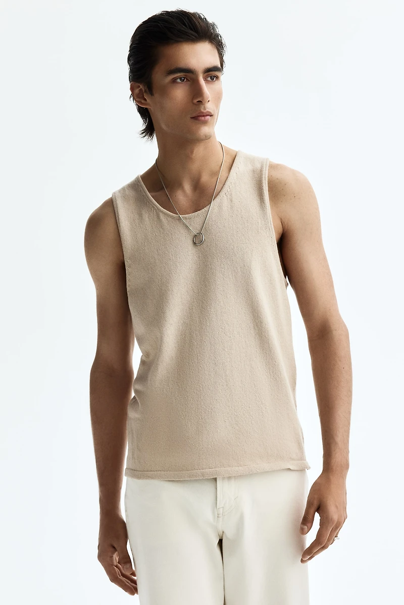 Débardeur classique en tricot