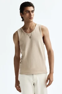 Débardeur classique en tricot