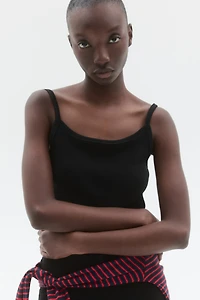 Ribbed Cotton Tank Top