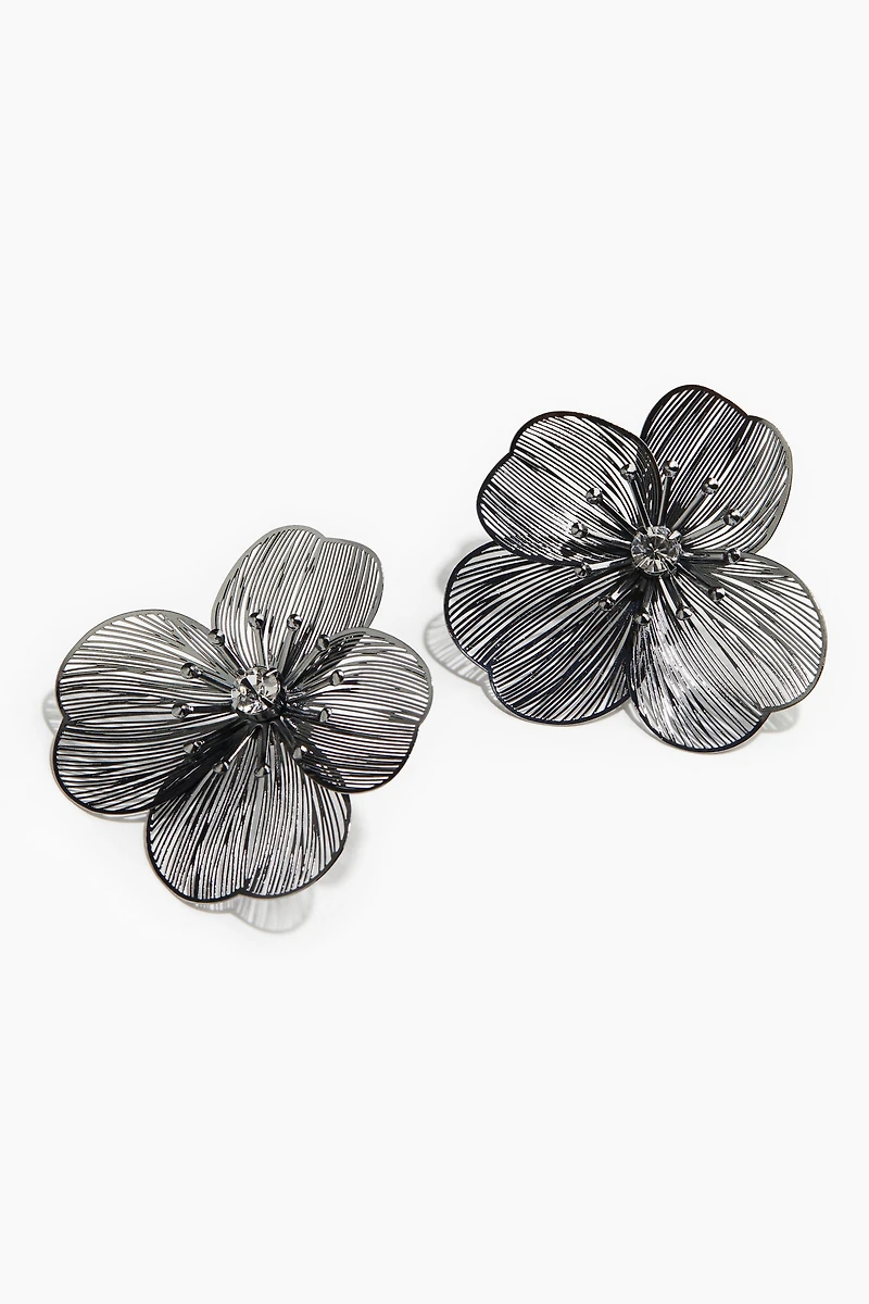 Flower-Shaped Earrings
