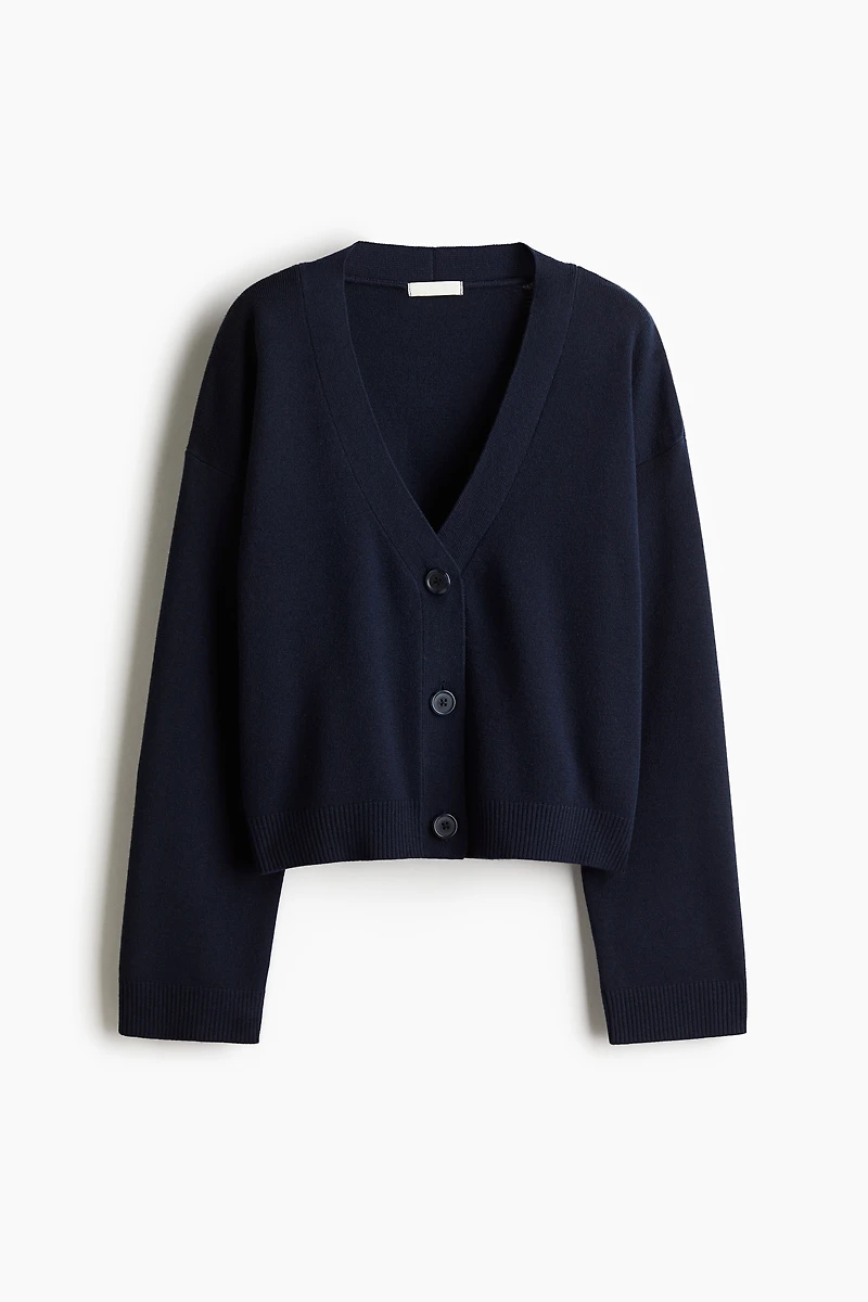 Fine-Knit Cardigan