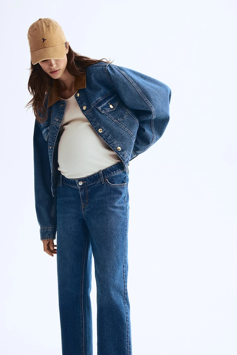 MAMA Before & After Straight Low Ankle Jeans