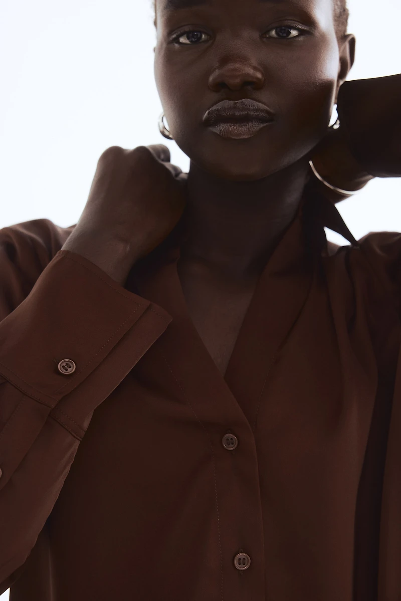 Blouse à encolure en V