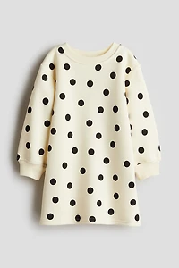 Printed Sweatshirt Dress