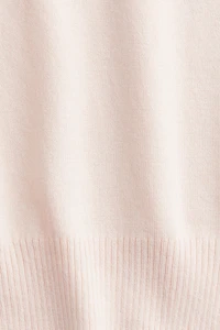 Fine-Knit Turtleneck Top