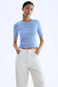 Short-Sleeved Cardigan