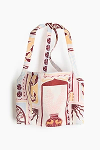 Linen-Blend Halterneck Top