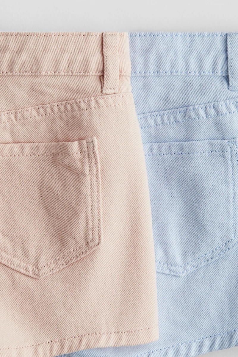 Lot de 2 shorts en sergé
