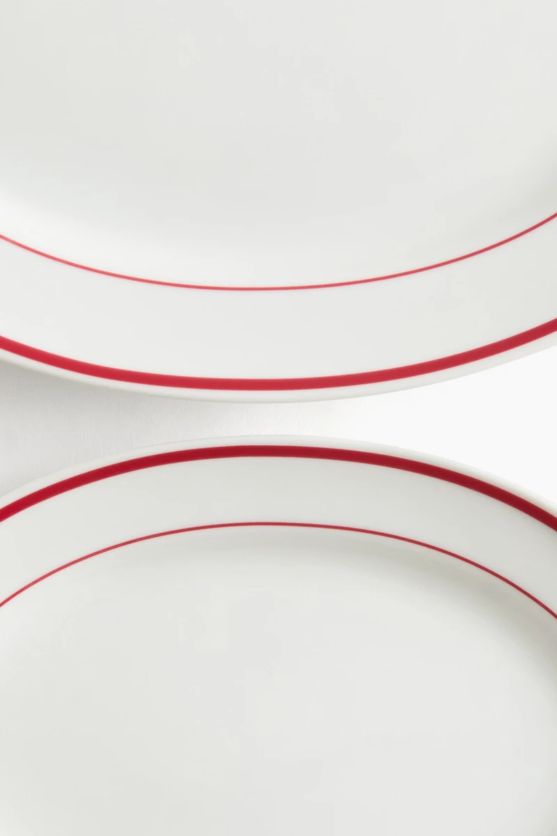 2-Pack Porcelain Serving Plates