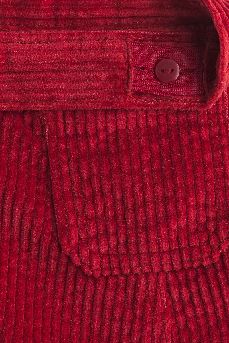 Corduroy A-Line Skirt