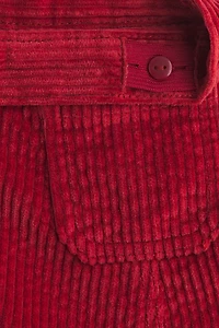 Corduroy A-Line Skirt