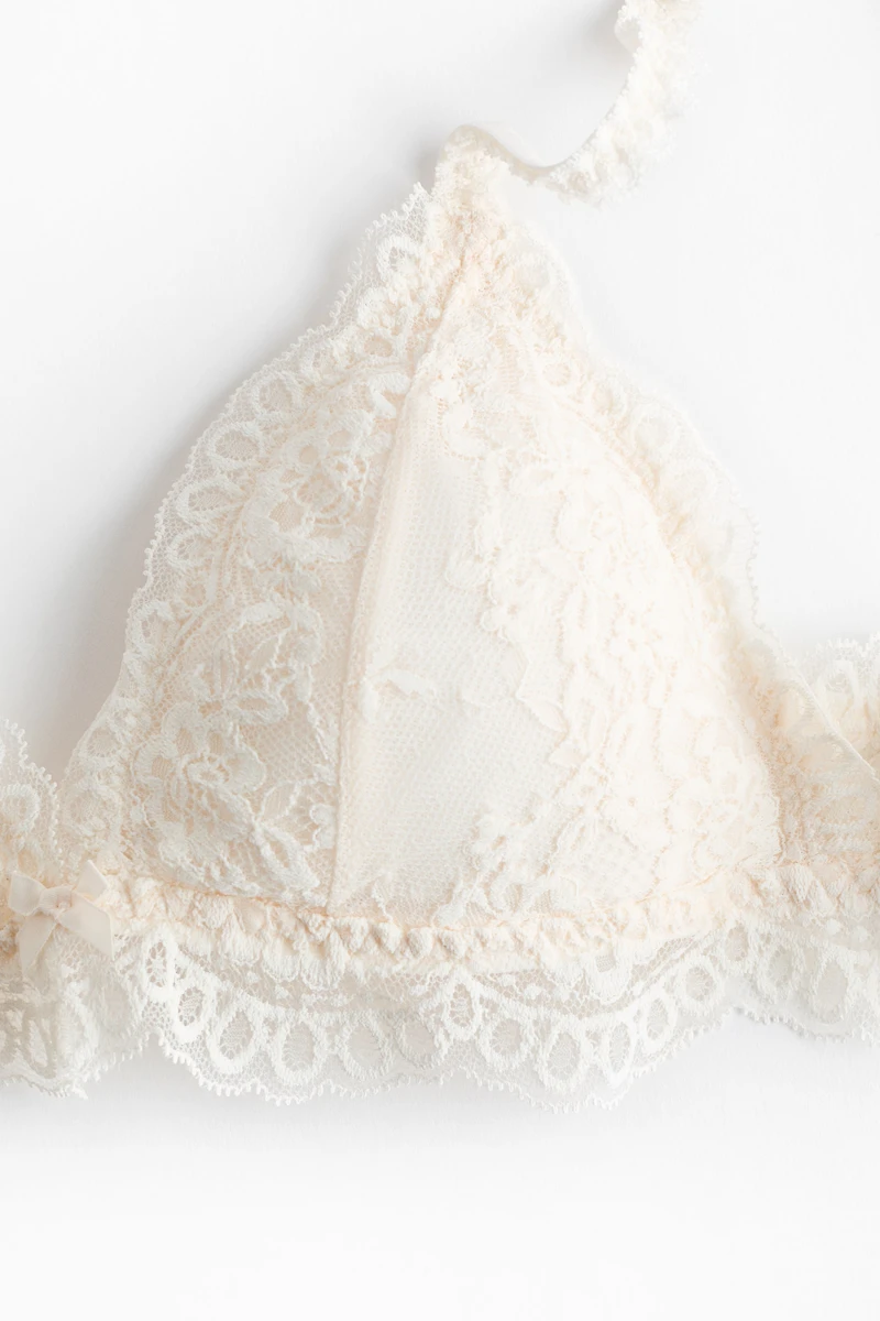 Padded Soft-Cup Lace Bra