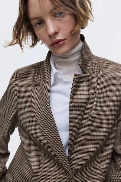 Blazer à fermeture droite