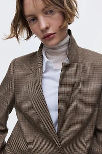 Blazer à fermeture droite