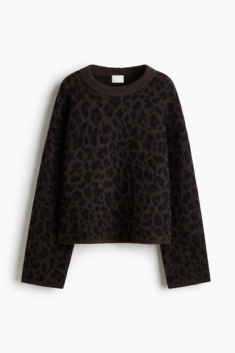 Jacquard-Knit Sweater