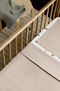 Waffled Crib Duvet Cover Set