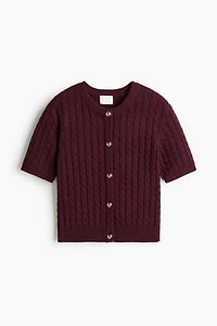 Cable-Knit Cardigan