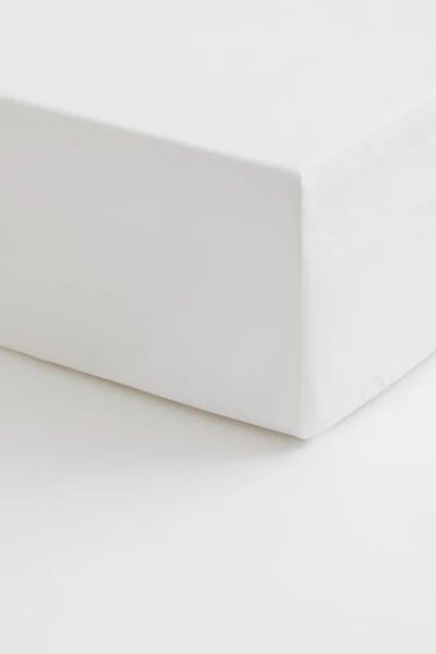 Cotton Percale Fitted Sheet