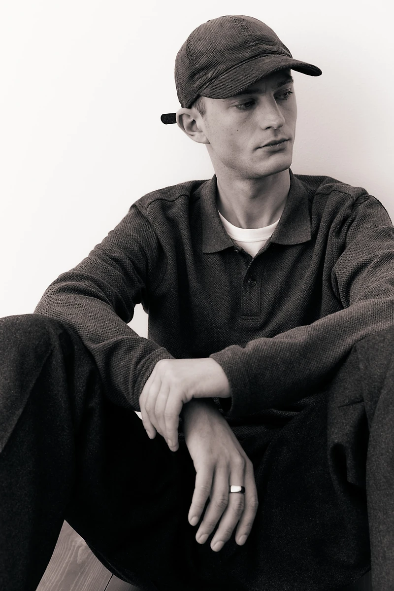 Regular Fit Piqué Polo Shirt
