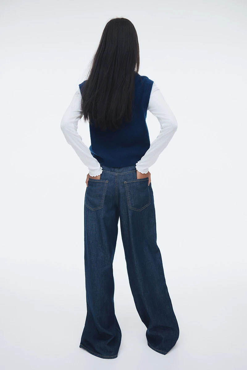 Gilet sans manches en tricot