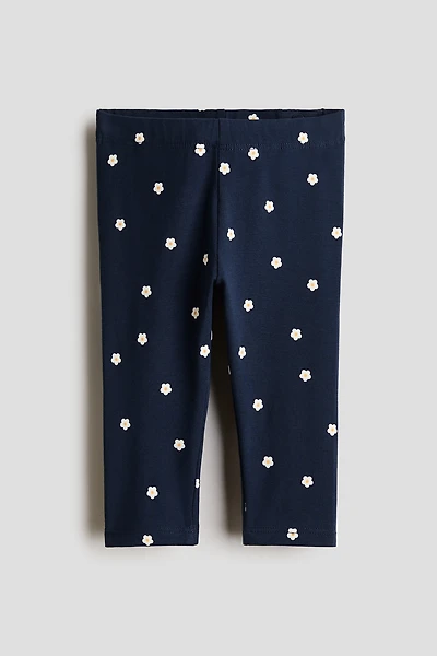 Printed Cotton Leggings