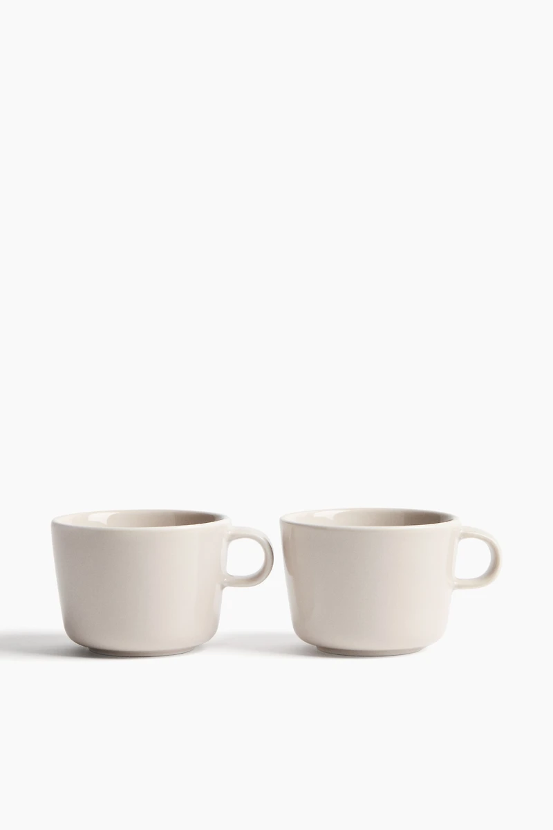 2-Pack Porcelain Mugs