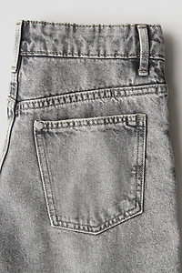 Loose-Fit Denim Shorts
