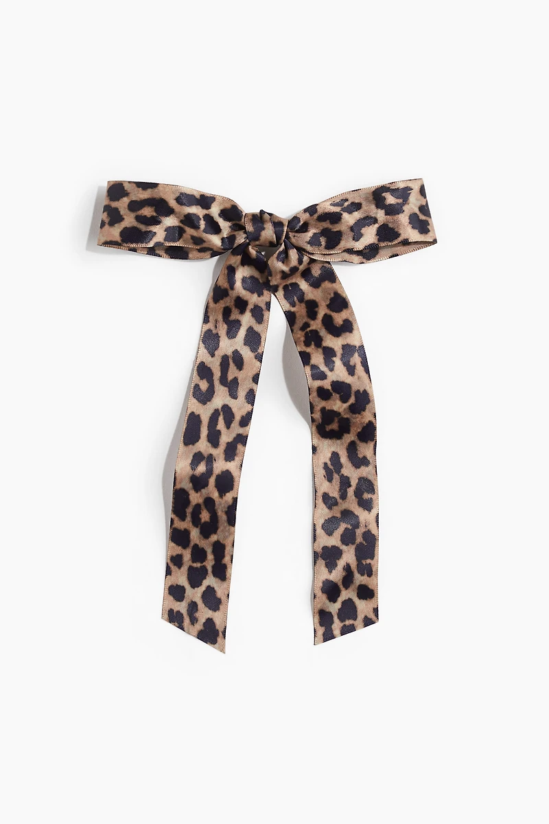 Satin Bow Hair Clip