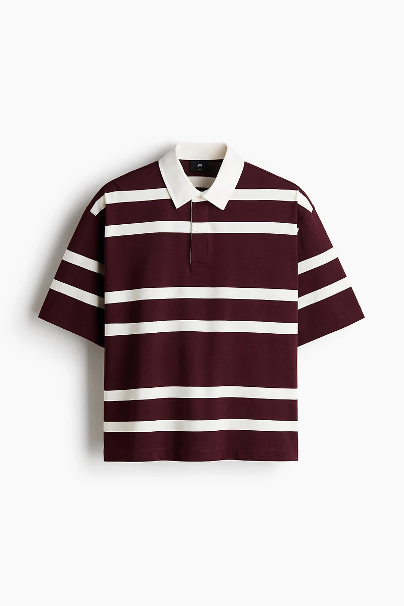 Loose-Fit Cotton Rugby Shirt