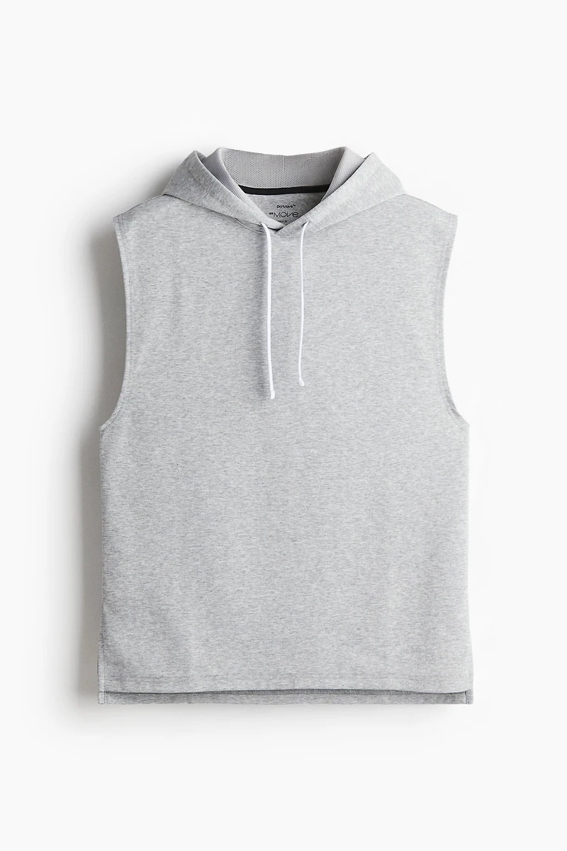 Regular-Fit Sleeveless Sports Hoodie with DryMove™