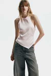 Asymmetric Halterneck Top