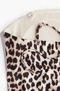 Padded-Cup Bandeau Swimsuit