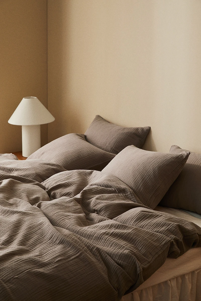 Muslin King/Queen Duvet Cover Set