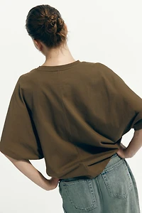 T-shirt avec manches chauve-souris