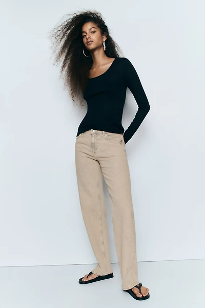 Slim Straight Regular-Waist Jeans