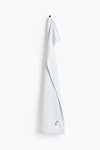 Serviette de bain avec détail brodé