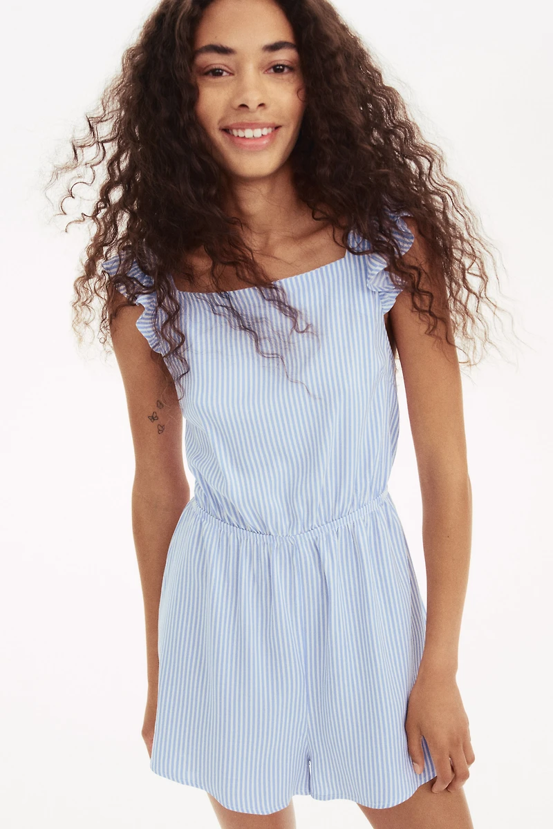 Combi-short avec dos à nouer